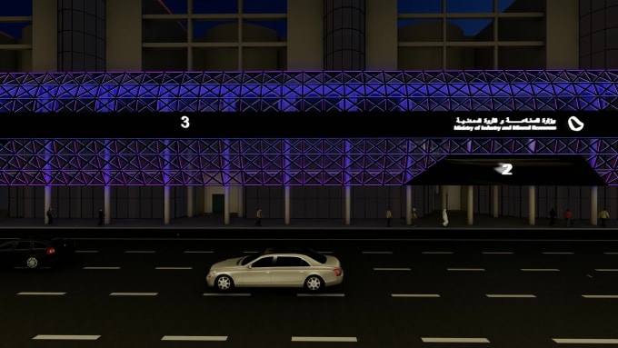 Do an animation video and dynamic facade lighting design by using ...