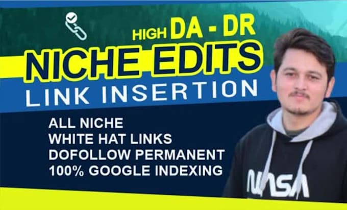 do top quality link insertion niche edit, guest post SEO backlinks