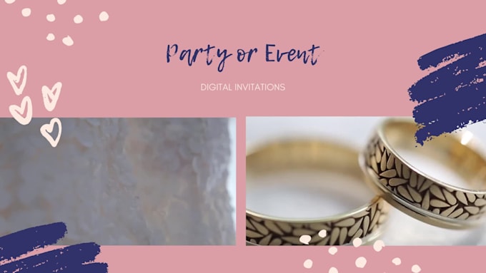 design any type of party and wedding invitation cards