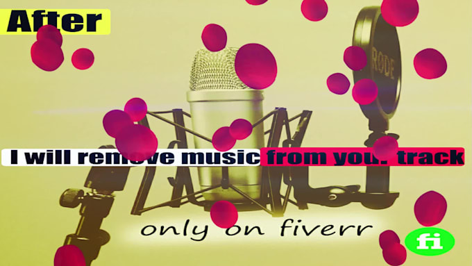 a karaoke track or removing vocals from any song