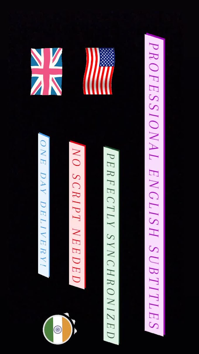 provide accurate english subtitles for you