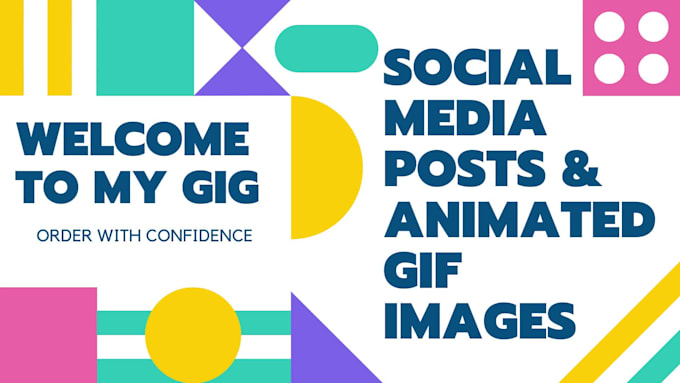 create attractive social media posts and animated gif images