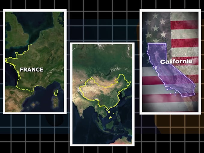design custom travel route map animations with after effects