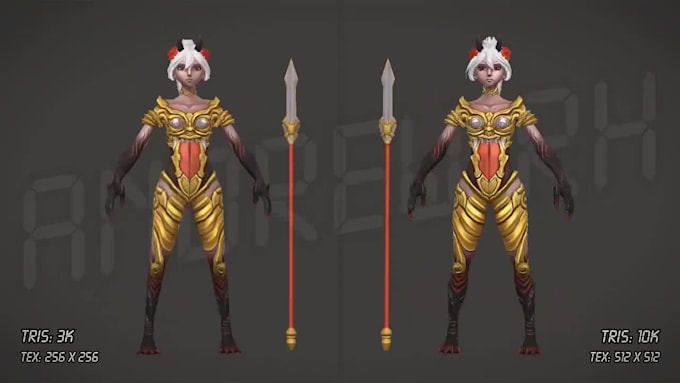 do 3d model,character modeling,rigging,animation for games