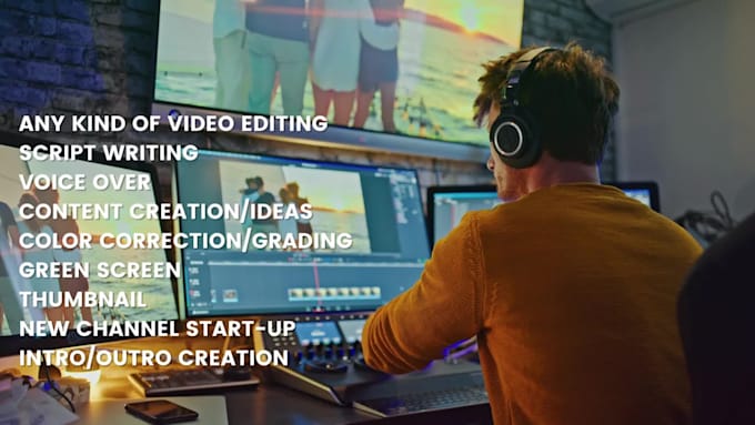 be your video editor and faceless youtube content creator