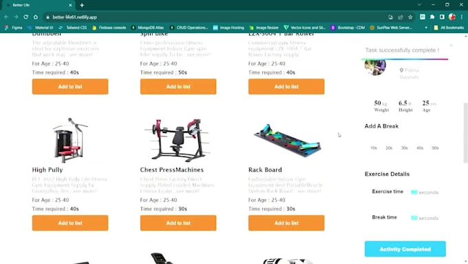be front end web developer in react js