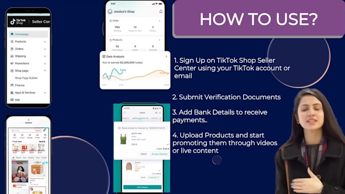 create ai content, shoppable videos for your tiktok account for sales