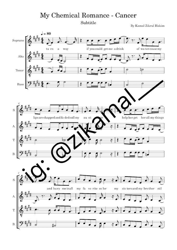profesional arranger satb choir, custom music arrangements