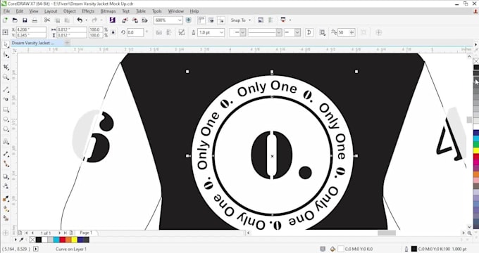 make dream varsity jacket mock up