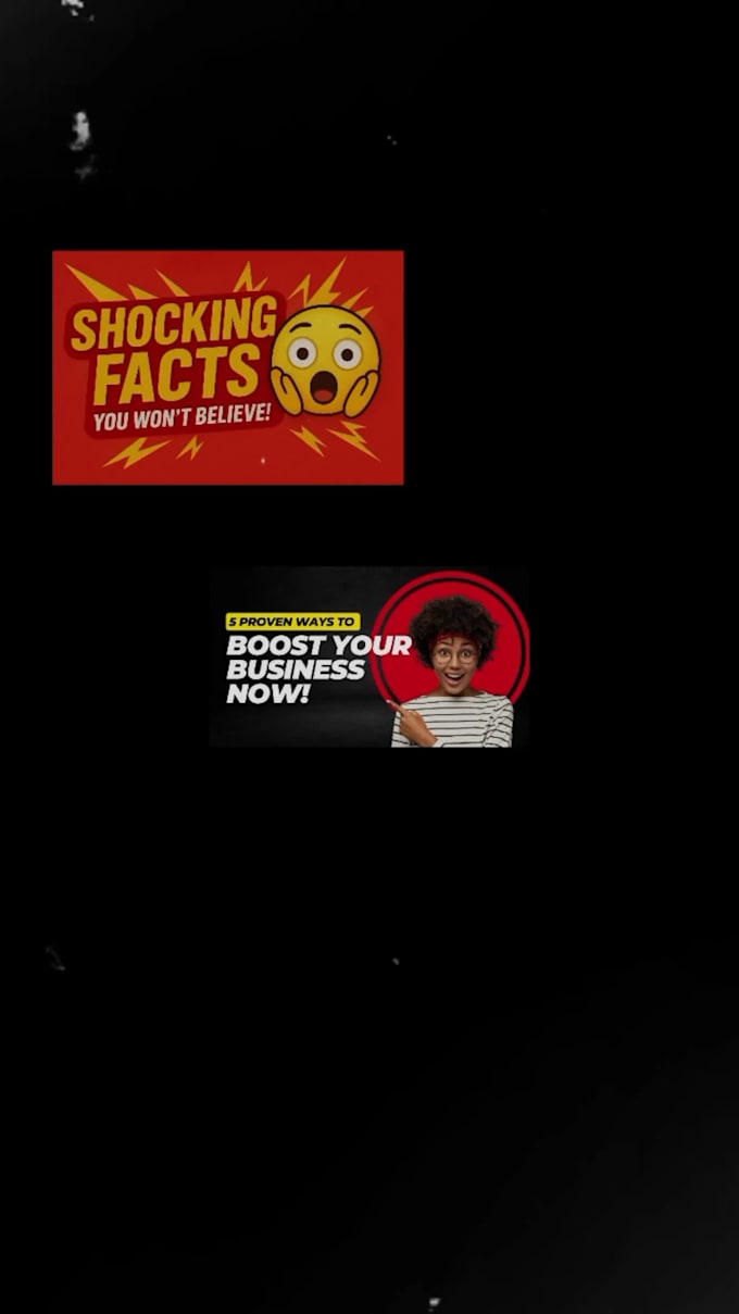 design eye catching youtube and tiktok thumbnails