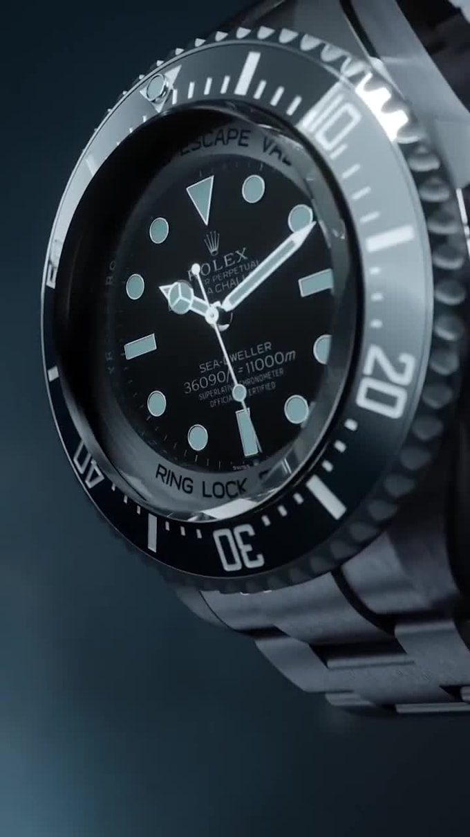 do realistic 3d wristwatch, cgi wristwatch animation, 3d product animation