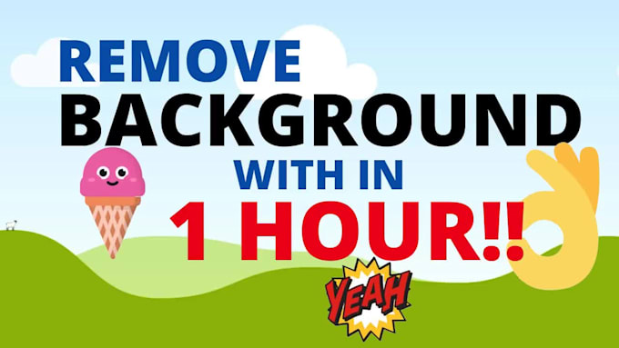 remove background from photo in one hour