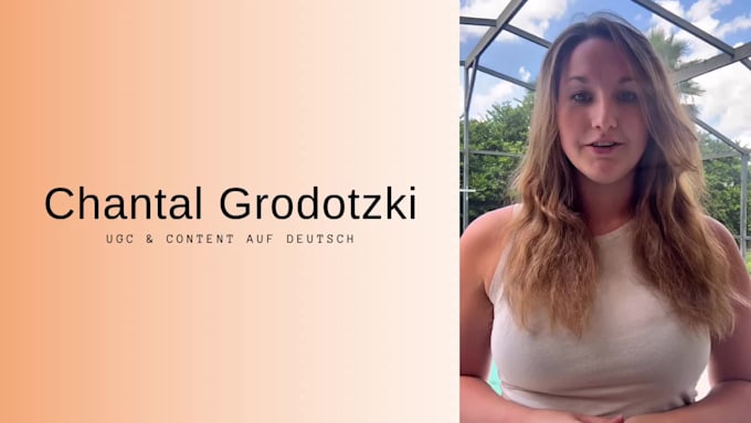 create authentic ugc in english as a native german speaker