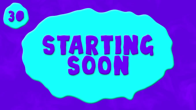 design animated twitch package, overlay, logo, facecam