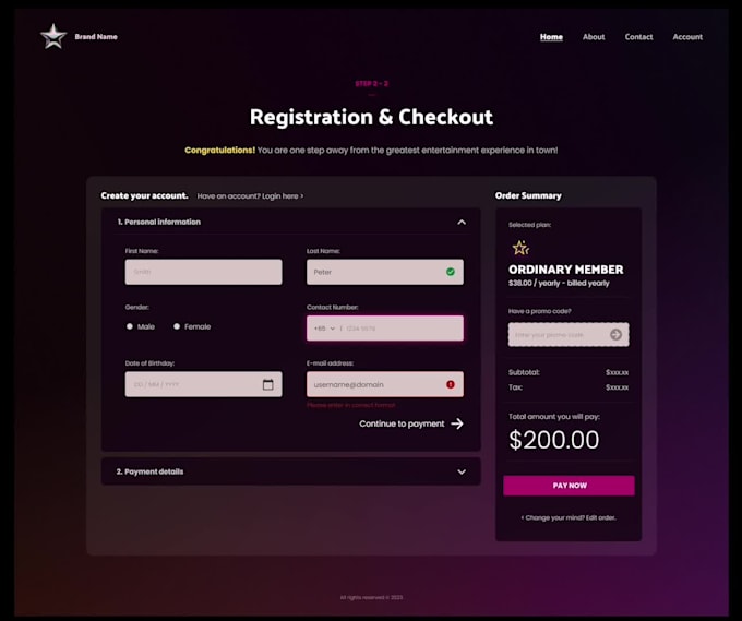Do responsive website design ui ux, mockup, figma by Waveryng | Fiverr