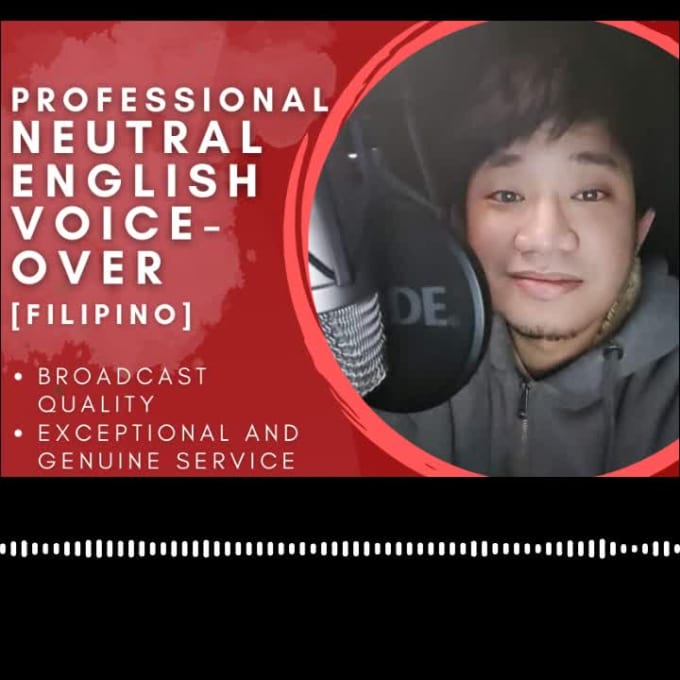 Record A Filipino And Neutral Accent English Voice Over By Voice In Charge Fiverr