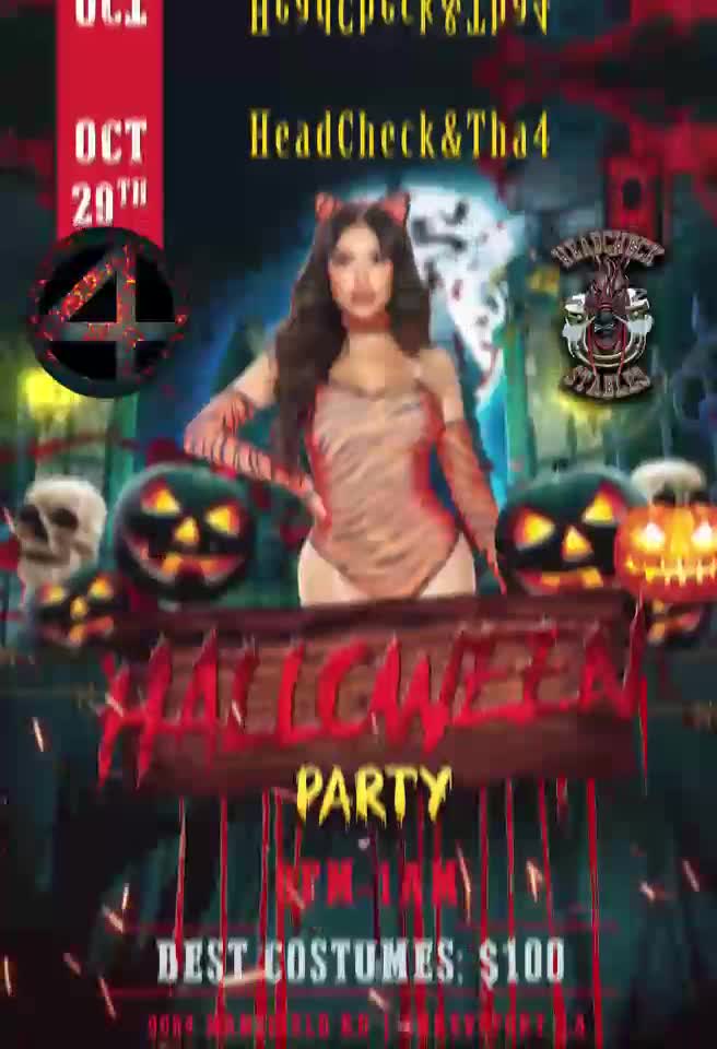 do birthday dj party, halloween flyer party, and nightclub motion event flyers