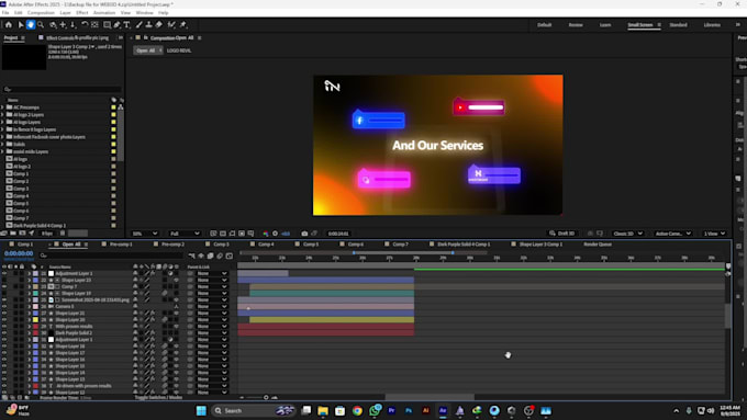 create custom kinetic typography and text animated video