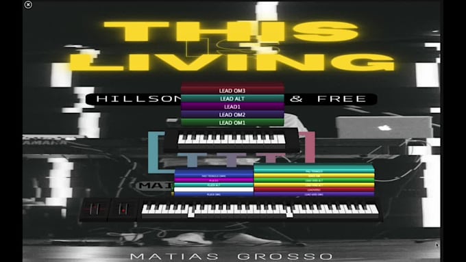 recreate an instrument patch from any song using mainstage, logic or ableton
