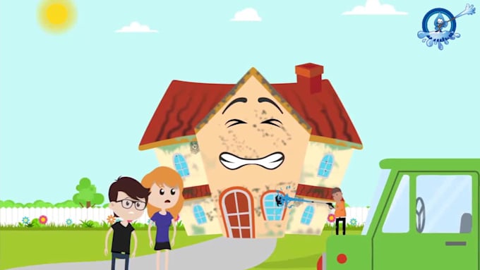 do soft washing service 2d promo video