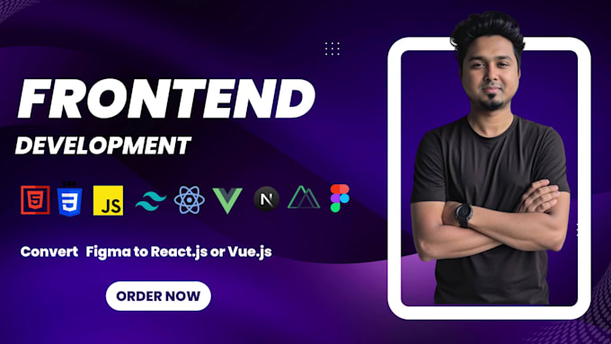 build websites frontend development, HTML react, nextjs, vue