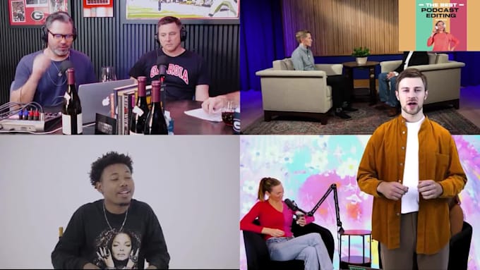 edit podcast video and audio professionally