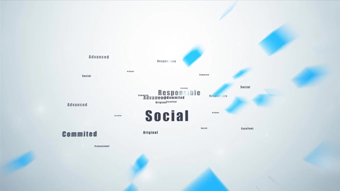 make a texts or keywords to logo reveal
