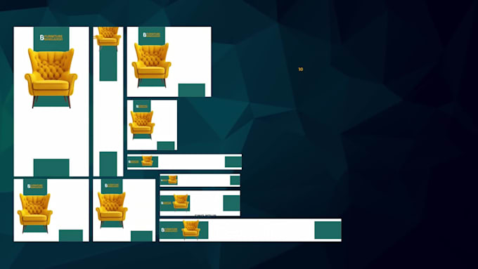 design dynamic animated GIF banners for google ads