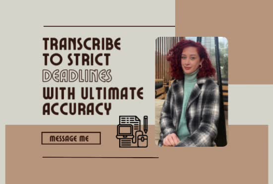 accurately transcribe audio or video with accuracy and speed