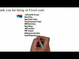do data entry job for you