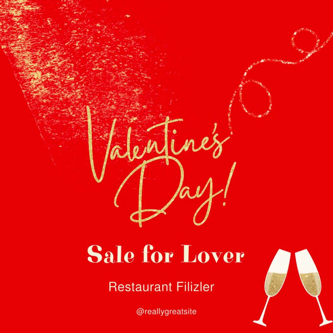 do valentines day cards, social media posts, videos, flyers