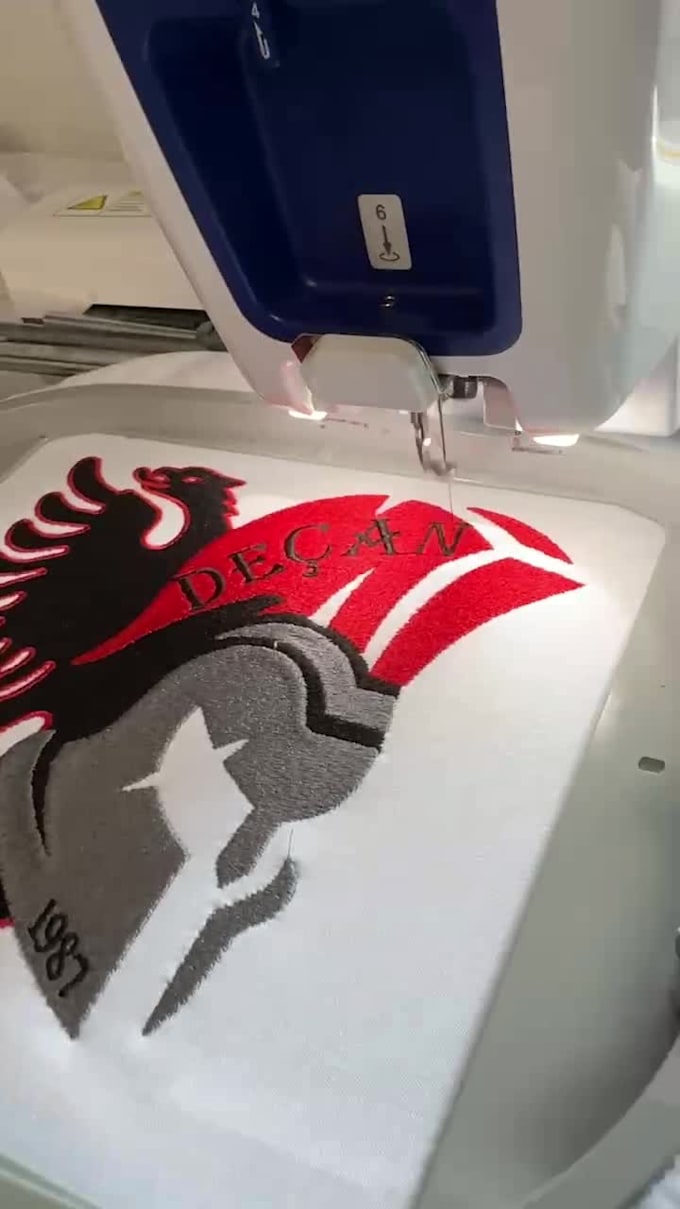 digitize logo for embroidery in dst, pes, exp, jef files