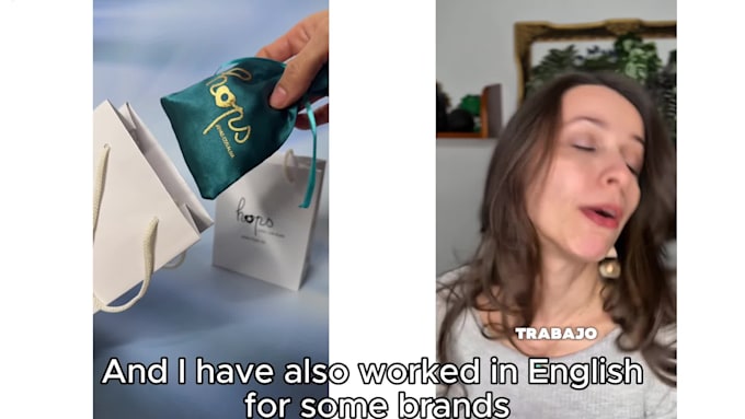 create a ugc video for social media in spanish or english