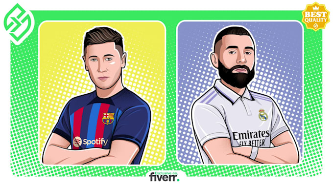 create your picture into cartoon for your profile picture, gift, poster, sticker