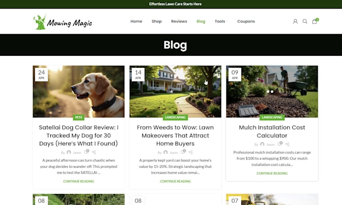 guest post on DR 28 lawn care and landscaping blog