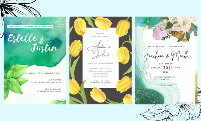 design wedding invitation card event invitation greeting card