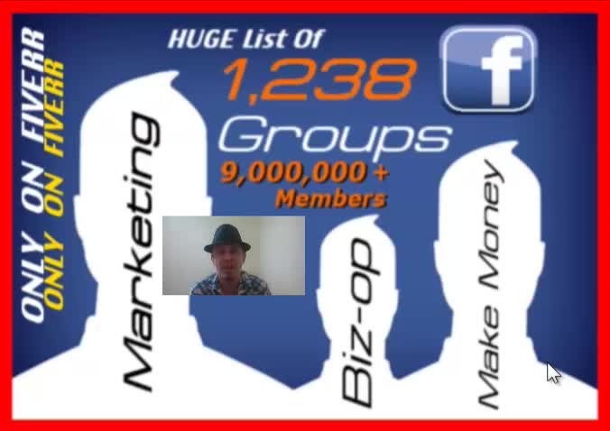 Give you 1,403 facebook make money groups by Retire_now | Fiverr