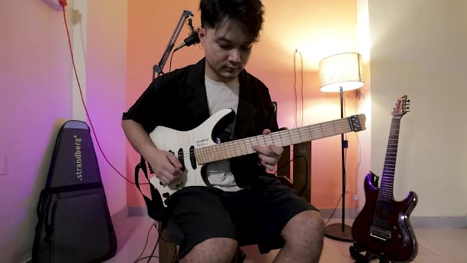 record professional electric guitar prog rock for you