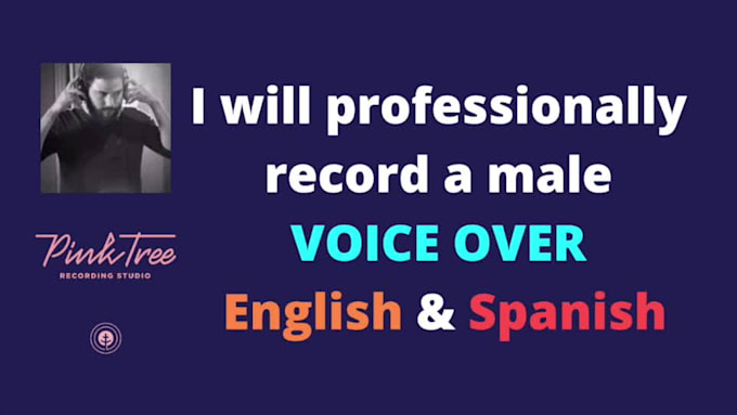 record a pro male broadcaster voice over