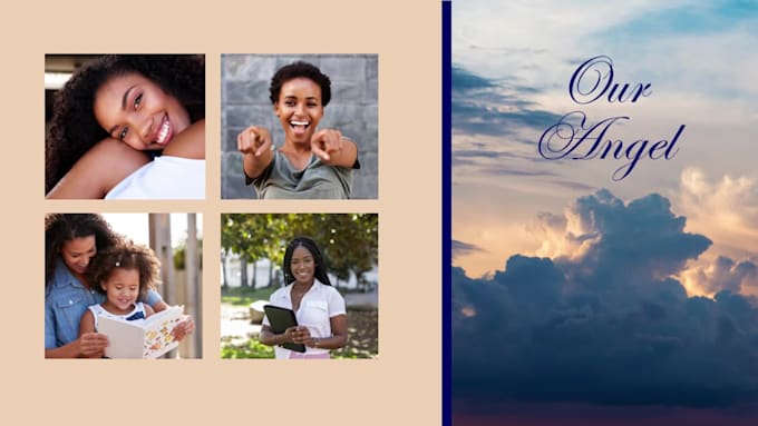 create your memorial funeral video slideshow video