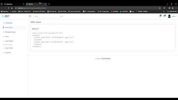 develop parental control app and mdm system for enterprises