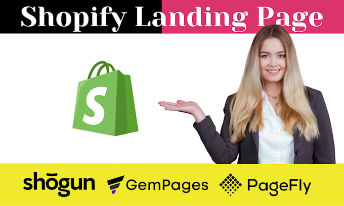 shopify product landing page by gempages, pagefly and shogun