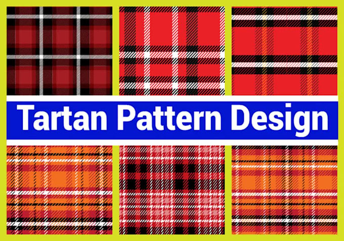 do seamless tartan pattern design for your fabric