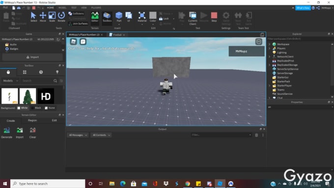 I will build full roblox game with script, map and be your scripter -  FiverrBox