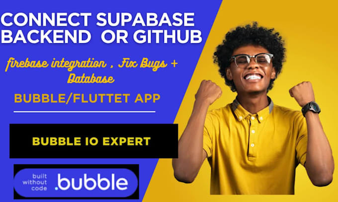 connect supabase backend to your flutter bubble github repo