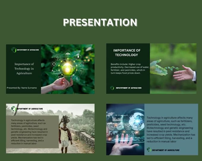do educational and academic power point and canva presentations designs