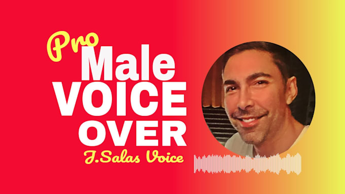 record a deep american male voice over video narration