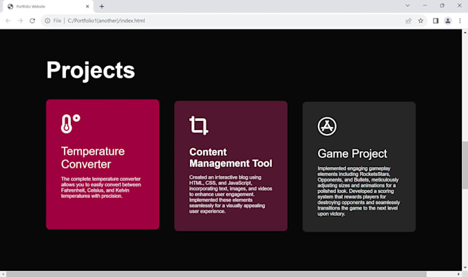 do web sites , web applications and full stack application