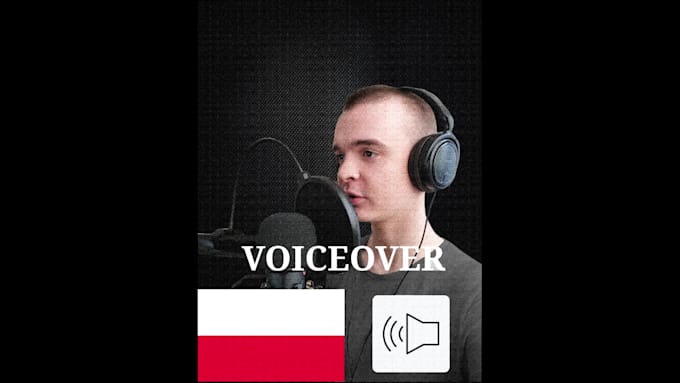 record a male polish voiceover for any purpose