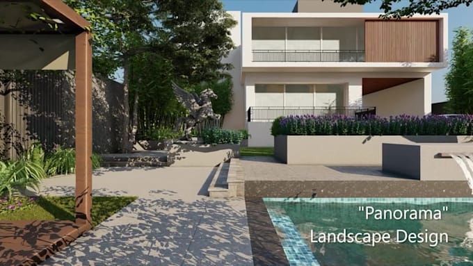 design your landscape, garden, backyard, terrace and pool